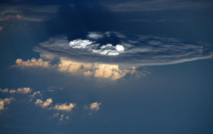 Một đám mây đen. (Ảnh: NASA)