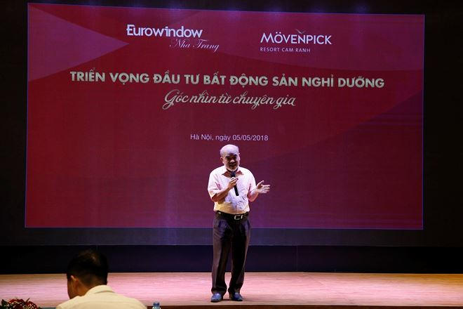 GS Đặng Hùng Võ trong chuong trình tư vấn “Triển vọng đầu tư BĐS nghỉ dưỡng” tại Hà Nội