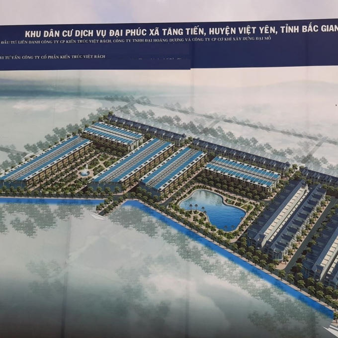 Phối cảnh Dự án Khu dân cư dịch vụ Đại Phúc.