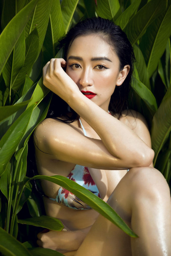 H&agrave; Thu tung bộ ảnh bikini n&oacute;ng bỏng tr&ograve;n 2 năm tham gia Miss Intercontinental