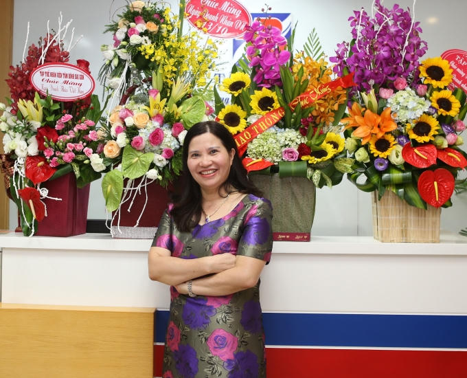 Dược sĩ L&ecirc; Thị B&igrave;nh &ndash; TGĐ C&ocirc;ng ty Dược phẩm T&acirc;m B&igrave;nh.