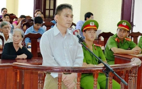 Bị cáo Lê Văn Hùng. (Ảnh: VOV)