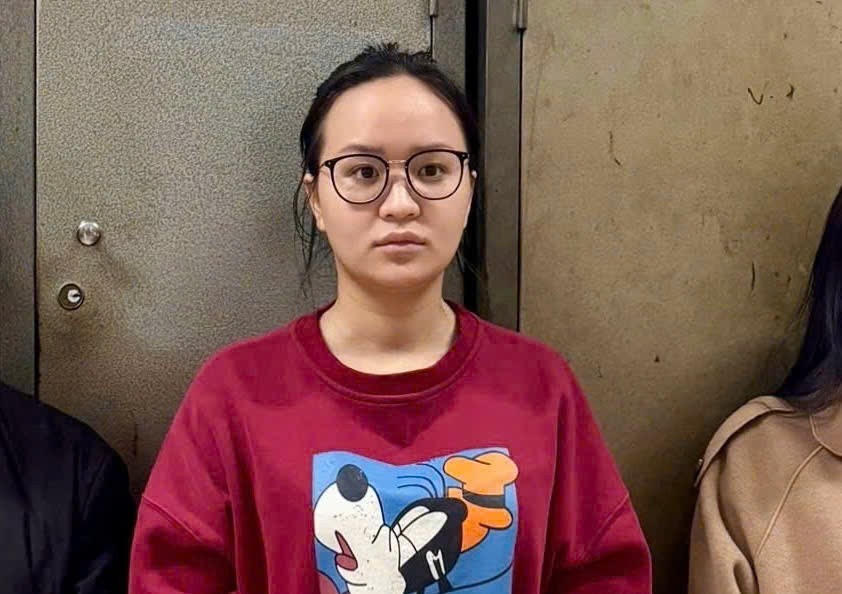 Bùi Thị Phương Linh tại cơ quan điều tra.
