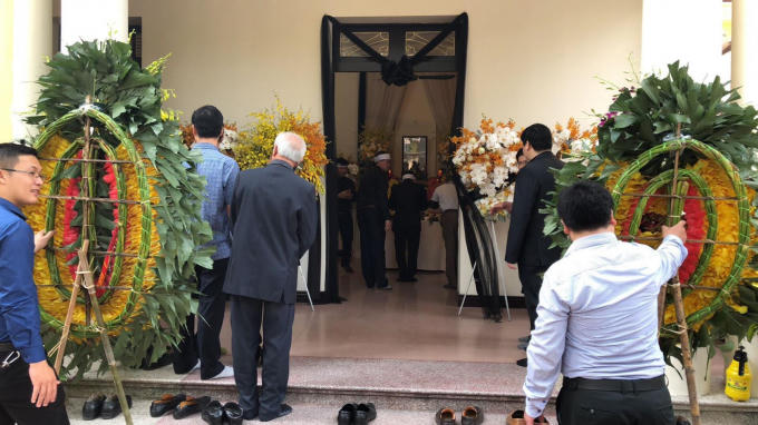 Người dân đến viếng tại nhà riêng nguyên Tổng Bí thư Đỗ Mười. Ảnh: Viết Tôn/Báo Tin tức