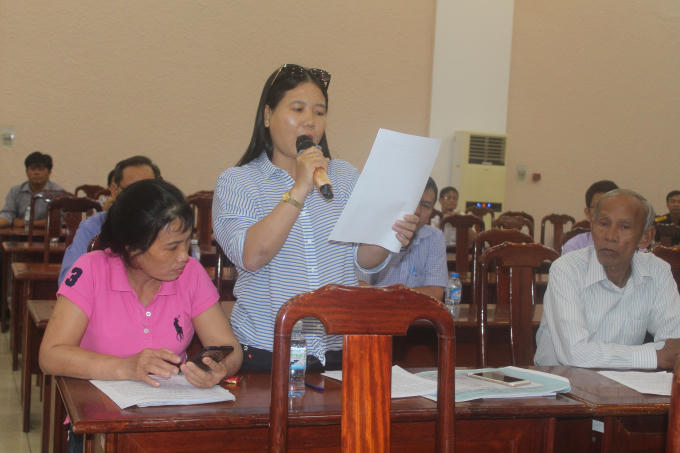 Cử tri Vũ Thị Thúy bức xúc về quy hoạch Trường THPT Thới An tại phường Thới An.