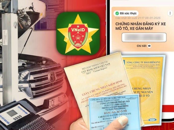 Giấy chứng nhận kiểm định điện tử có đầy đủ giá trị pháp lý như bản giấy được áp dụng trên toàn quốc, từ ngày 1/3/2026. (Ảnh: Tuổi trẻ)