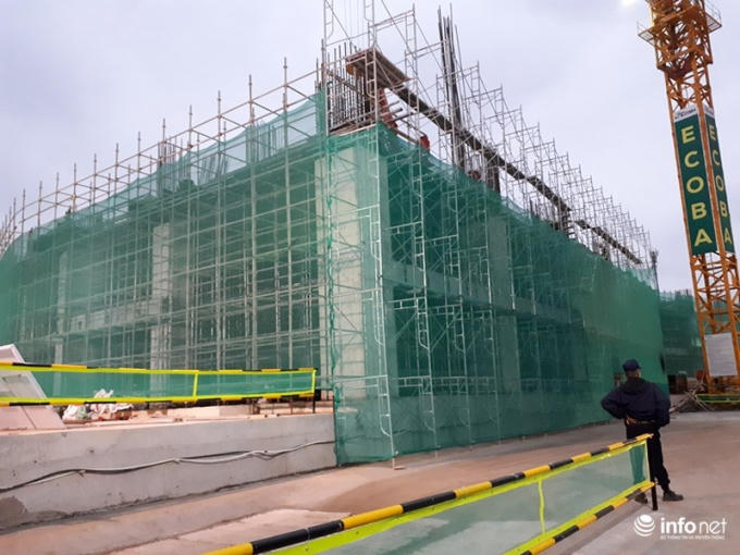 Tiến độ hiện tại ở dự án King Palace.... Ảnh: Minh Thư