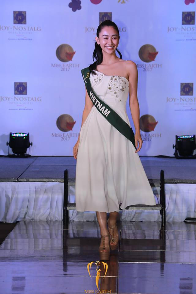 H&agrave; Thu l&agrave; ứng vi&ecirc;n nặng k&yacute; của Ch&acirc;u &Aacute; tại Miss Earth 2017