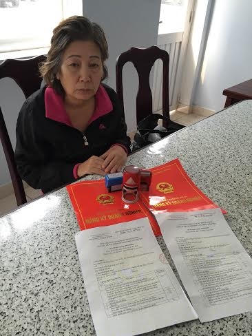 Bà Trần Thị Anh đã bị khởi tố.