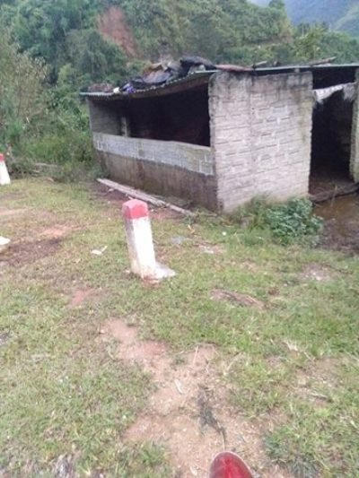 Hiện trường nơi xảy ra vụ trộm.