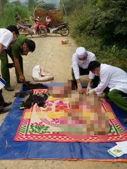 Một phần thi thể cắt rời đã được tìm thấy cách hiện trường khoảng 2 km (Ảnh: facebook.com).