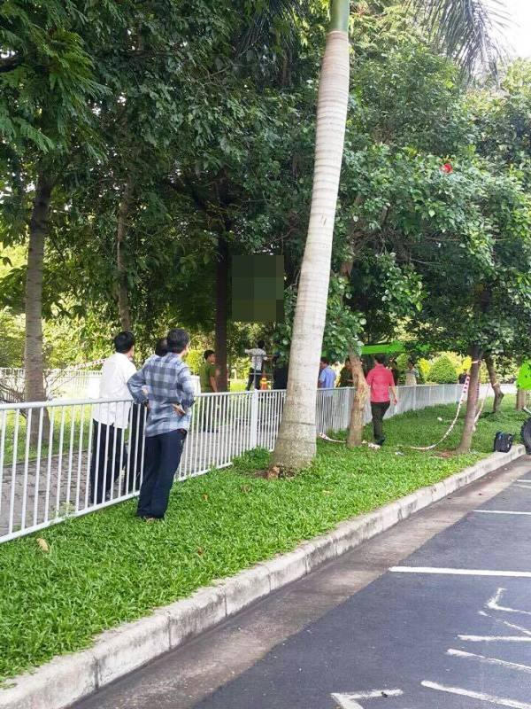 Hiện trường vụ việc.