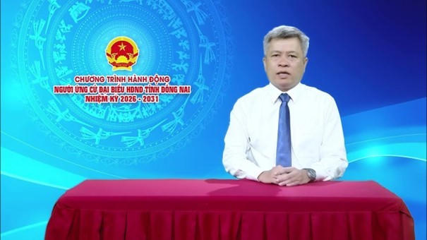 Ông Nguyễn Toàn Thắng - Ủy viên Ban Chấp hành Đảng bộ UBND tỉnh Đồng Nai, Bí thư Đảng ủy, Trưởng Thuế tỉnh Đồng Nai - ứng cử viên đại biểu Hội đồng nhân dân tỉnh Đồng Nai nhiệm kỳ 2026 - 2031 tại đơn vị bầu cử số 3, phường Long Bình.