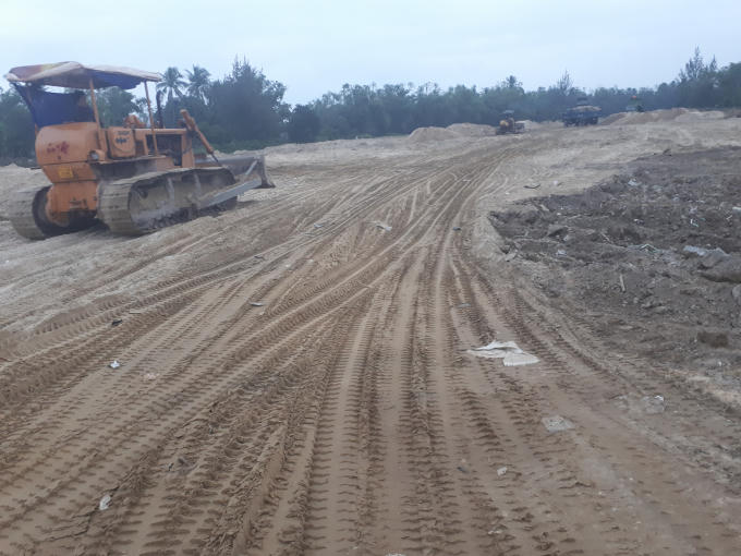 Chủ đầu tư thừa nhận sai sót và tiến hành khắc phục hiện trạng thi công theo đúng quy định trong ngày 7/12.