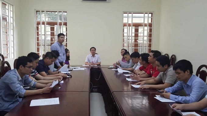 Buổi lễ bốc thăm chia bảng của 11 cơ quan, đơn vị trực thuộc Bộ Tư pháp diễn ra chiều 14/4.