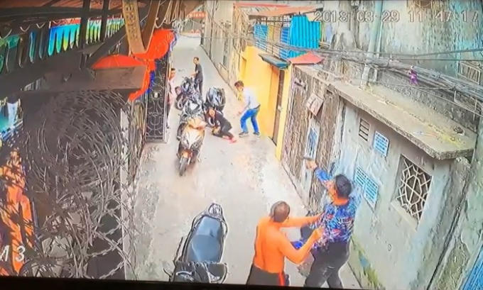 Hiện trường vụ nổ súng.