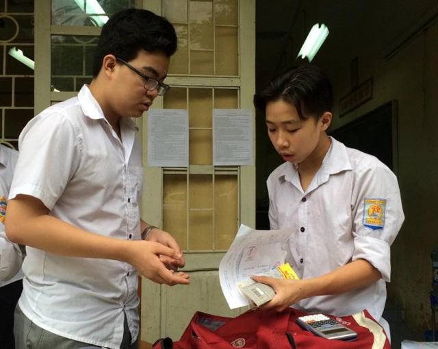 Kì thi vào lớp 10 năm 2018 của Hà Nội sẽ chưa có môn Ngoại Ngữ (ảnh: Mỹ Hà)