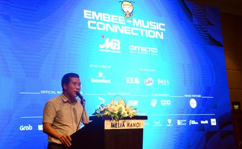 Tổng giám đốc MB Lưu Trung Thái giới thiệu chương trình EMBee - Music Conection.