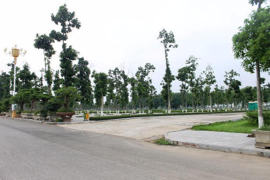 Dự án công viên quảng trường Vĩnh Phúc có nhiều sai phạm- Ảnh: H.Sang