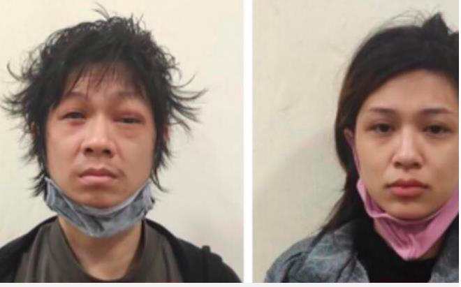 Hai bị cáo Nguyễn Minh Tuấn và Nguyễn Thị Lan Anh.