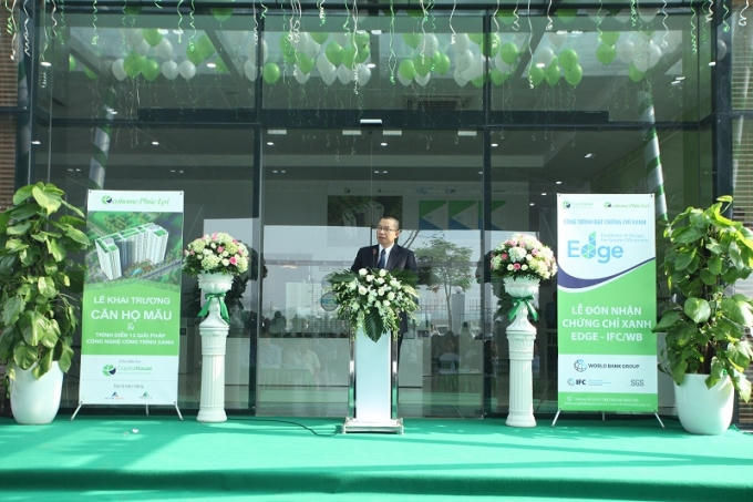  Ông Trần Như trung - Phó TGD Capital House phát biểu trong buổi lễ.