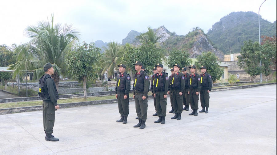 Lực lượng Cảnh sát cơ động triển khai phương án tuần tra đảm bảo ANTT.
