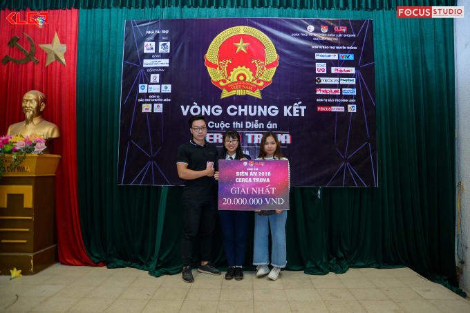 Sinh viên đấu trí, đấu lý tại phiên tòa chung kết Diễn án Cerca Trova 2018