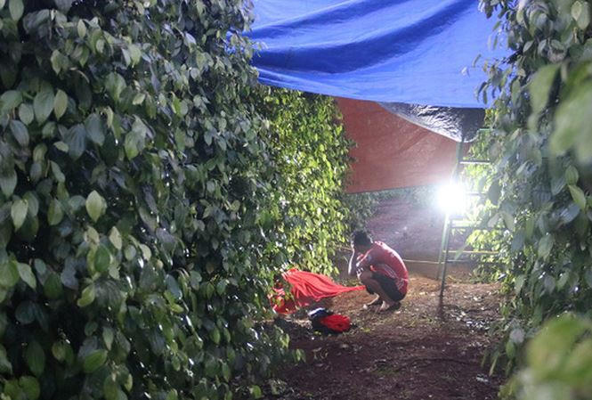 Nơi phát hiện người đàn ông tử vong.