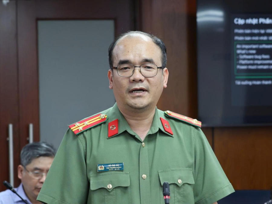 Thượng tá Hồ Thọ Hải, Phó Trưởng phòng An ninh mạng và phòng, chống tội phạm sử dụng công nghệ cao (PA05), Công an TP HCM.