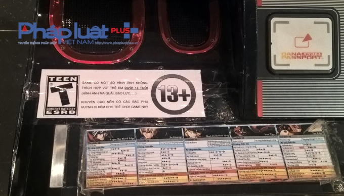 Bảng quy định được dán kèm trên từng máy.