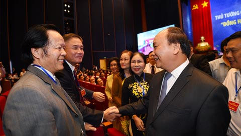 Doanh nghiệp kiến nghị Thủ tướng ki&ecirc;n định cải c&aacute;ch. (Ảnh: VGP)