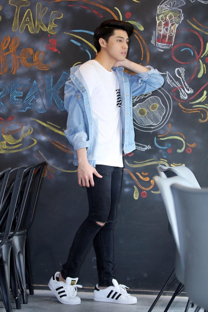 Noo Phước Thịnh cuốn h&uacute;t với gu thời trang khỏe khoắn