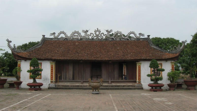 Đền thờ Mạc Đĩnh Chi ở Nam Sách (Hải Dương).