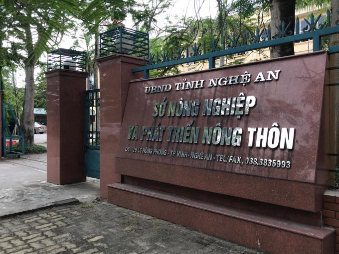 Sở NN&amp;PTNT Nghệ An nơi có 35 đơn vị trực thuộc và có 442 trưởng, phó phòng.