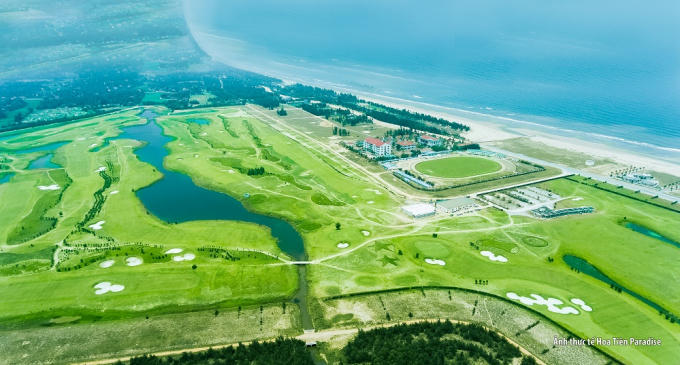 Hình ảnh chụp flycam thực tế tại dự án Hoa Tiên Paradise