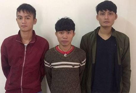 3 đối tượng tại cơ quan cảnh sát điều tra. (Ảnh: báo Infornet)
