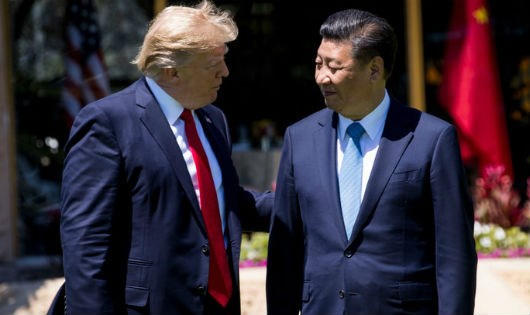 Tổng thống Mỹ Donald Trump và Chủ tịch Trung Quốc Tập Cận Bình.
