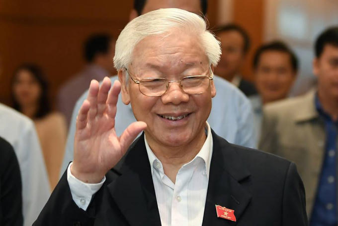 Tổng bí thư - Chủ tịch nước Nguyễn Phú Trọng. Ảnh: Bình Minh.