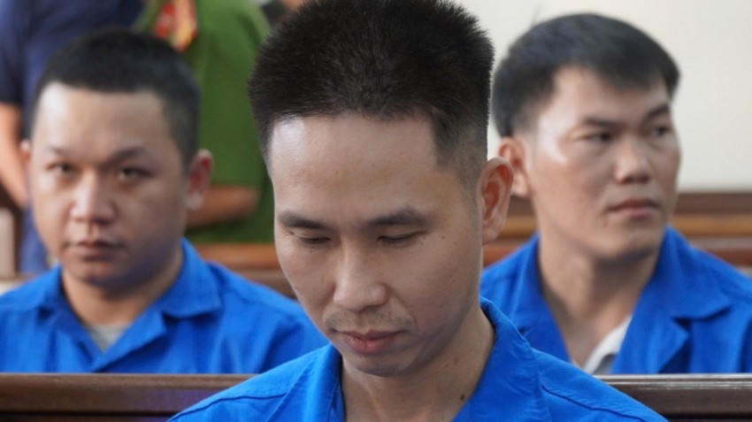 Bị cáo Lê Sỹ Tùng tại phiên xử.