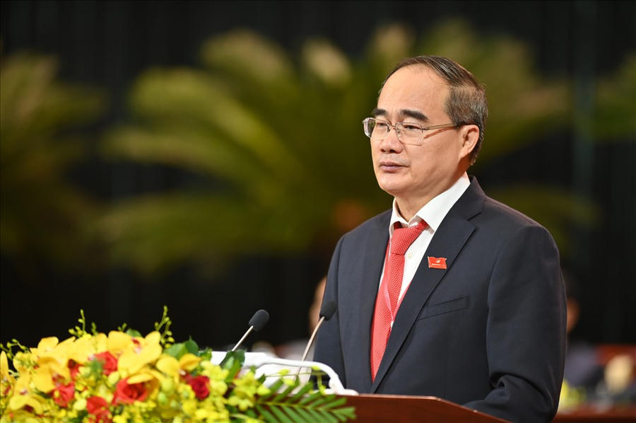 Bí thư Thành ủy TPHCM Nguyễn Thiện Nhân. Ảnh: Báo Lao Động