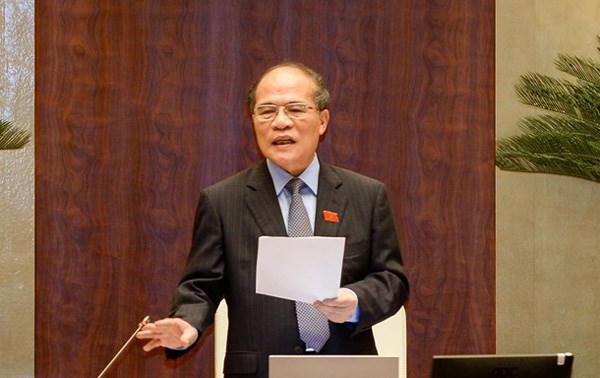 Hôm nay, Quốc hội sẽ bỏ phiếu miễn nhiệm chức vụ Chủ tịch Quốc hội đối với ông Nguyễn Sinh Hùng.