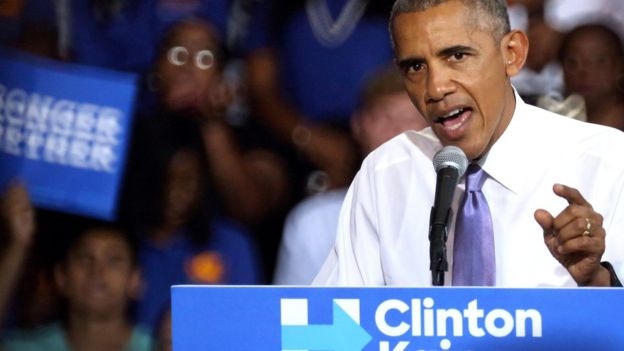 Tổng thống Obama lên tiếng chỉ trích Trump. (Ảnh: EPA)