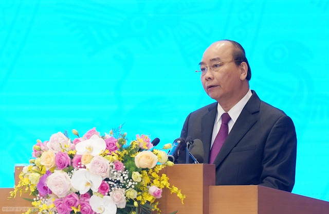 Thủ tướng Nguyễn Xuân Phúc phát biểu tại Hội nghị