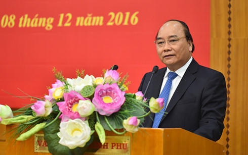 Thủ tướng Nguyễn Xuân Phúc phát biểu tại buổi lễ.