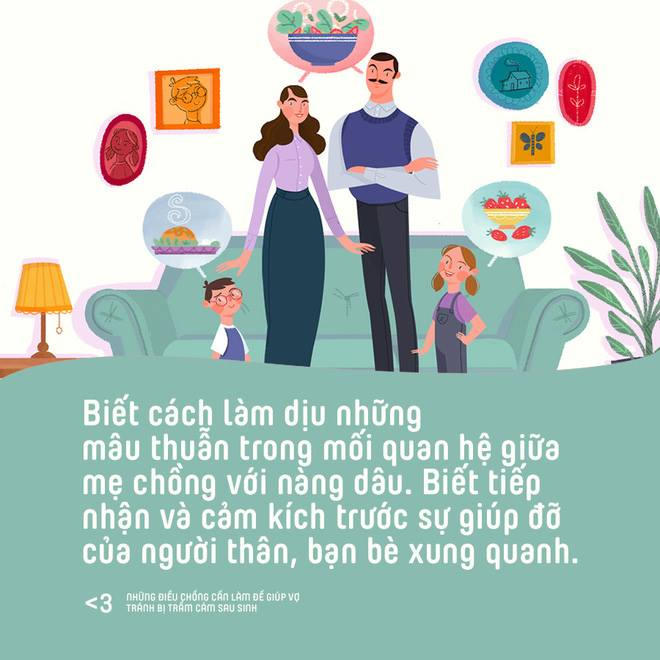Biết cách làm dịu những mâu thuẫn trong mối quan hệ giữa mẹ chồng với nàng dâu. Biết tiếp nhận và cảm kích trước sự giúp đỡ của người thân, bạn bè xung quanh.