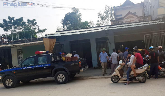 Ngay sau khi vụ việc xảy ra, lực lượng Công an TP Sầm Sơn đã có mặt phong tỏa hiện trường, tiến hành điều tra, xác minh hung thủ