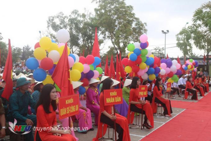 Quang cảnh buổi lễ.