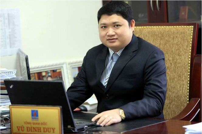 Vũ Đình Duy lúc còn là Phó Bí thư Đảng ủy, Tổng giám đốc PVTEX - Nguồn: PVTEX.