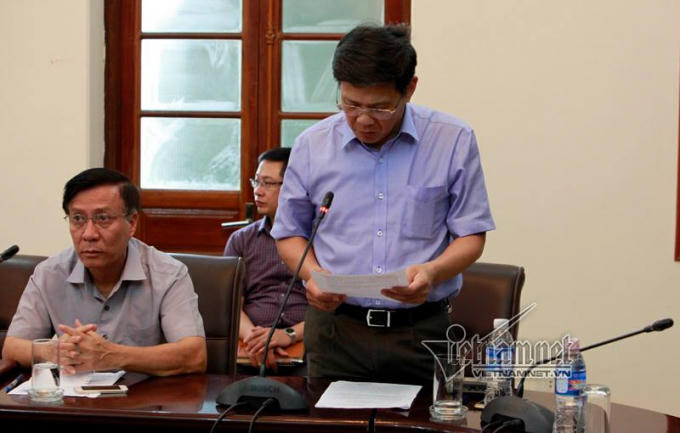 Ông Bùi Thanh Sơn, chủ tịch UBND quận Ngô Quyền.