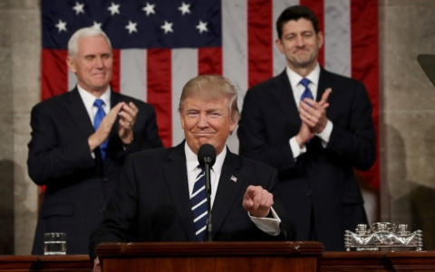 100 ngày của Tổng thống Mỹ Donal Trump. (Ảnh: Reuters)
